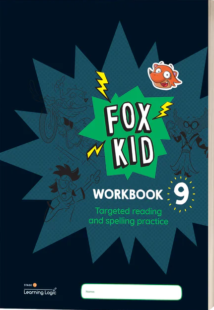 Fox Kid Workbook #9 - Seelect Educational Supplies Adelaide image.