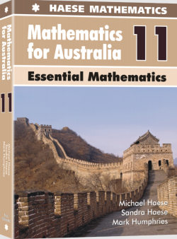 Haese Mathematics for Australia 11 Essential Mathematics