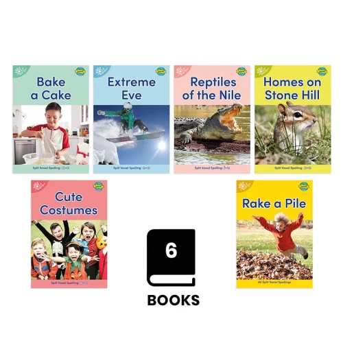 Dandelion World Split Vowel Spellings Readers (6 books)