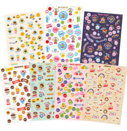 Scratch and Sniff Mixed Scented Shapes