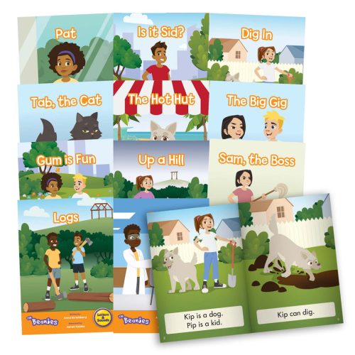 Beanies Ph 2 (12 titles) Hi-Lo Diversity Decodable Readers BB136