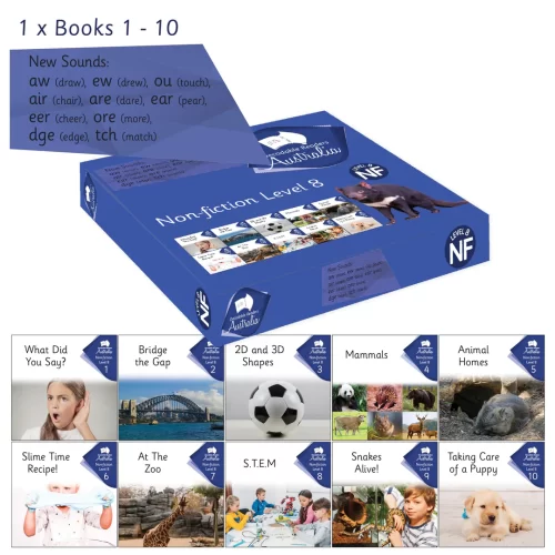 Decodable Readers Australia Non-fiction Level 8