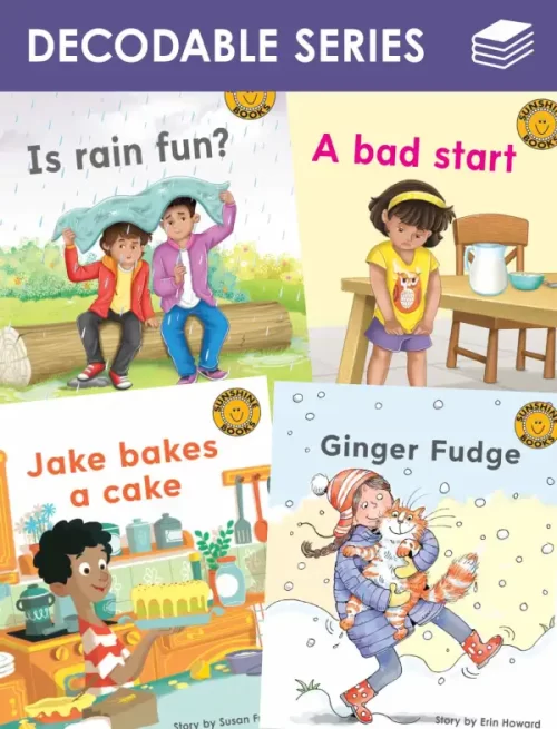 Sunshine Decodable Readers Series 1 Sets 4-7 (40 books)
