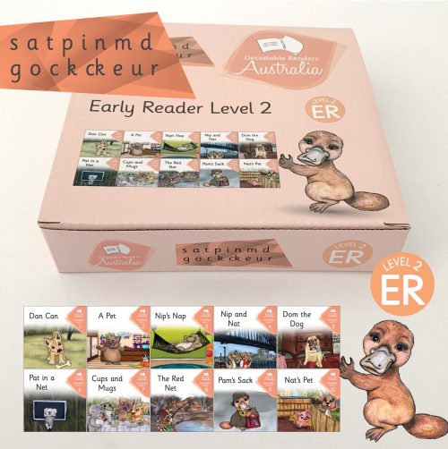 Decodable Readers Australia Early Readers Level 2 set of 10