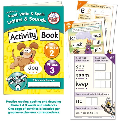 Letters and Sounds Read, Write and Spell Phase 2 & 3 Activity Book