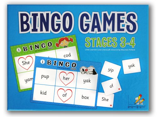 Little Learners Bingo Game Stages 3&4