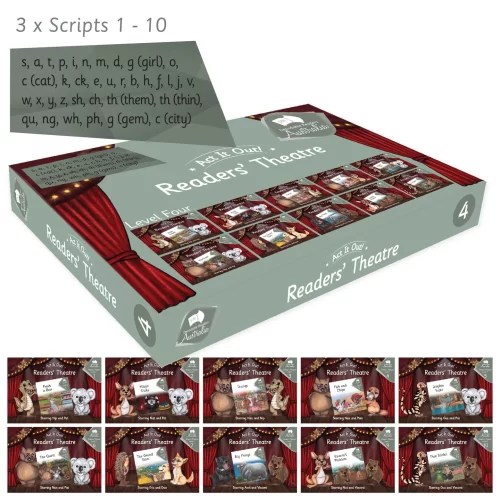 Decodable Readers Australia Act It Out - Readers' Theatre Level 4
