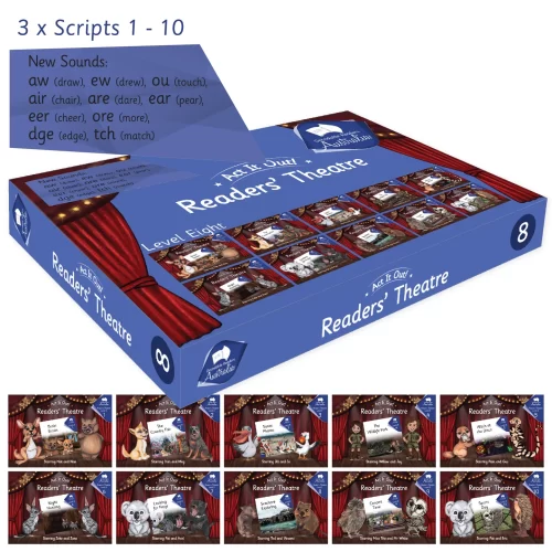 Decodable Readers Australia Act It Out - Readers' Theatre Level 8
