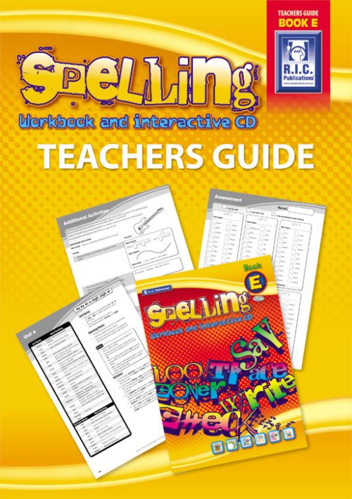 Spelling Teacher's Guide E