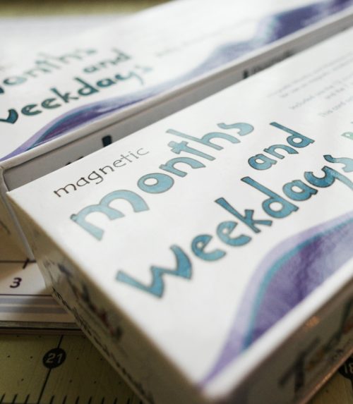 Months & Weekdays Magnetic Cards