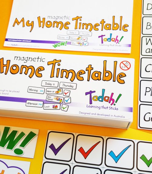 My Home Timetable (Magnetic Cards Only)
