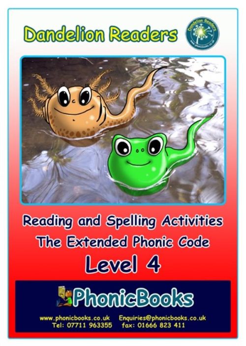 WR20 Dandelion Reading & Spelling Workbook Level 4 'Toad and Newt' decodable