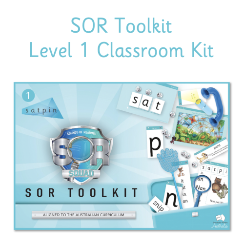 SOR Toolkit Level 1 Classroom Kit by Decodable Readers Australia